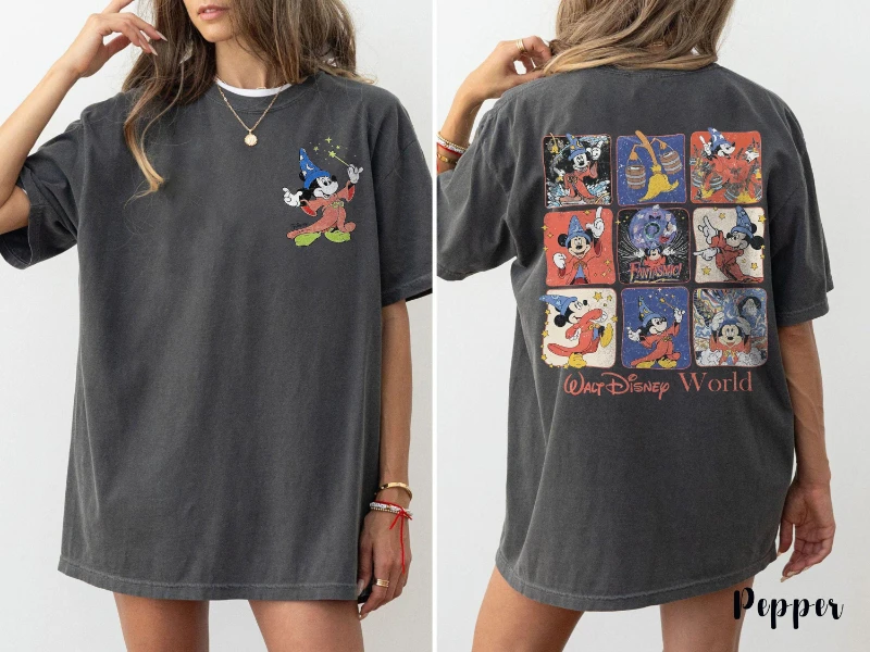 Potdemiel Retro Disney Fantasia Two-Sided Shirt Mickey Fantasia Sorcerer Comfort Colors Shirt Fantasmic Shirt Disneyworld Shirt
Potdemiel Retro Disney Fantasia Two-Sided Shirt Mickey Fantasia Sorcerer Comfort Colors Shirt Fantasmic Shirt Disneyworld Shirt