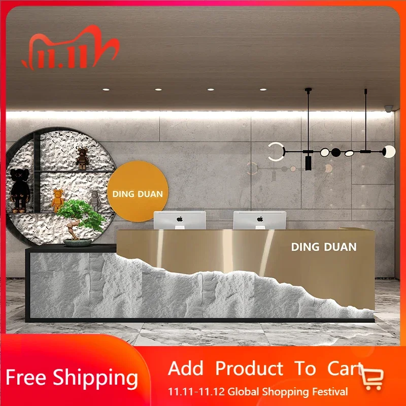 Korean Coffee Distillation Cash Register Business Office Desks Clothing Counter Hallway Table Creative Office Home Furniture
Korean Coffee Distillation Cash Register Business Office Desks Clothing Counter Hallway Table Creative Office Home Furniture