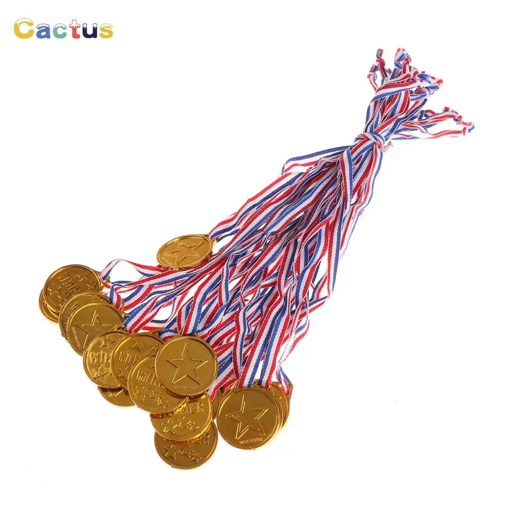 20Pcs Affordable Plastic Children Gold Winners Medals Kids Game Sports Prize Awards Toys Party Favor
20Pcs Affordable Plastic Children Gold Winners Medals Kids Game Sports Prize Awards Toys Party Favor