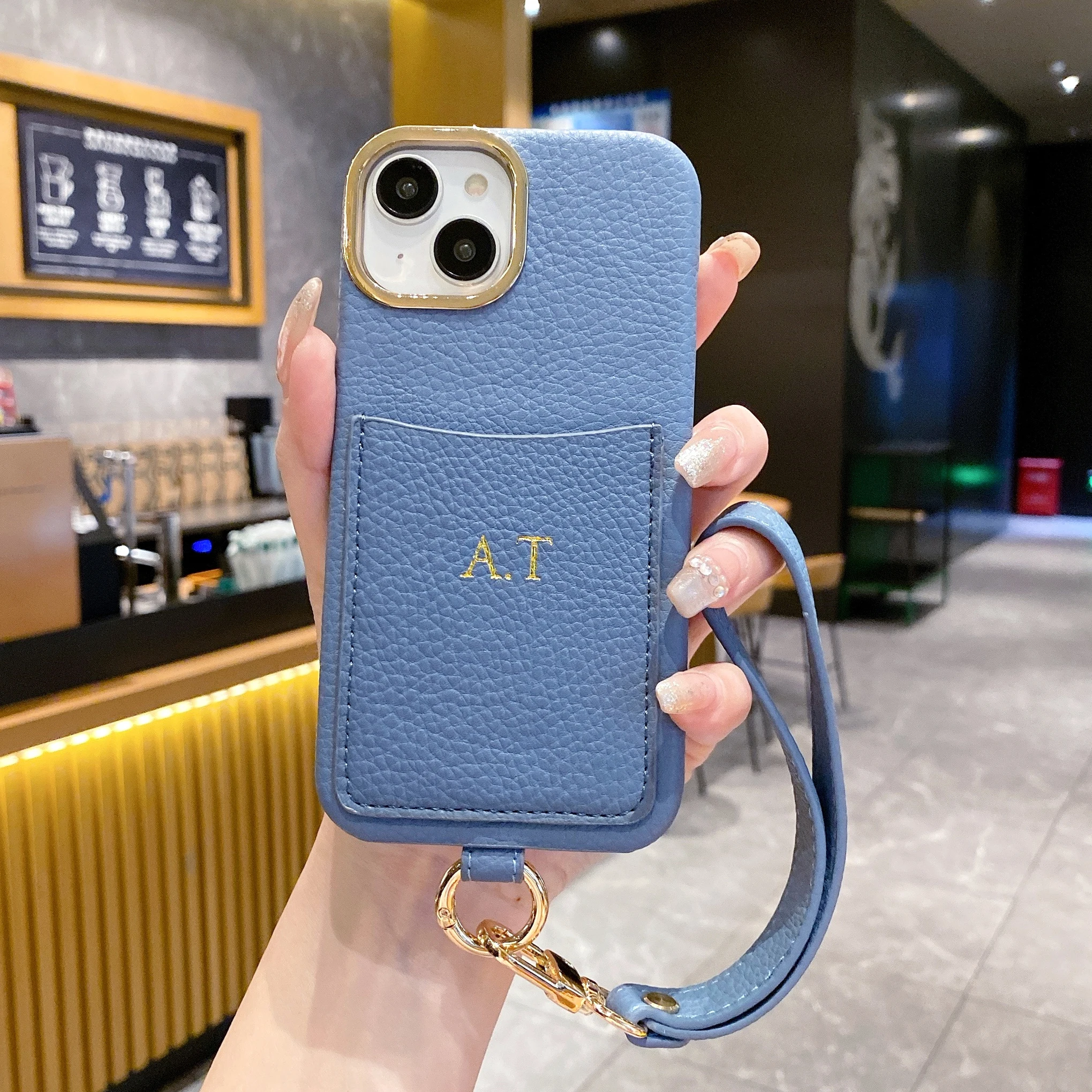 Personalized Name Letters CardHolder Leather Phone Case for iPhone15 14 13 12 11ProMax 15 14plus Customized Gold Cover
Personalized Name Letters CardHolder Leather Phone Case for iPhone15 14 13 12 11ProMax 15 14plus Customized Gold Cover
