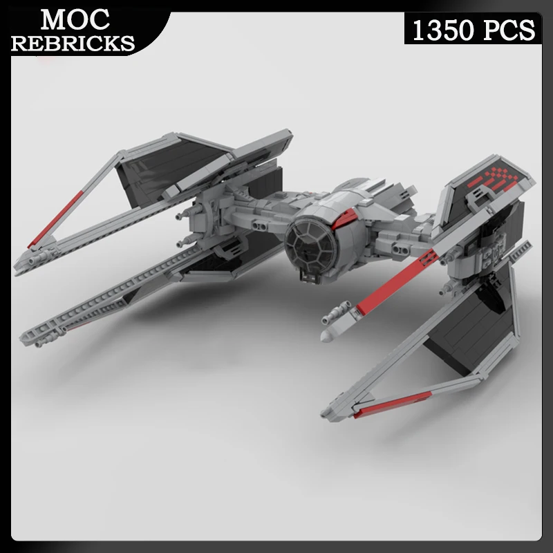 Фэнтезийный робот серии Imperial TIE MKII Interceptor Screamer MOC Строительные блоки Лазерные детские кирпичи Игрушки DIY Модель Подарки
Фэнтезийный робот серии Imperial TIE MKII Interceptor Screamer MOC Строительные блоки Лазерные детские кирпичи Игрушки DIY Модель Подарки