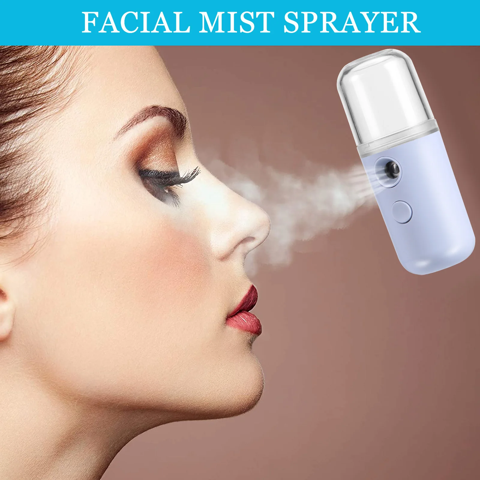 2Pcs USB Facial Mist Sprayer Portable Nano Face Humidifier Skin Moisturizing Mini Spray Beauty Device Hydration for Office Spa
2Pcs USB Facial Mist Sprayer Portable Nano Face Humidifier Skin Moisturizing Mini Spray Beauty Device Hydration for Office Spa