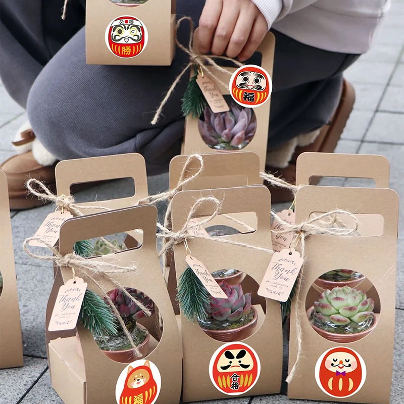 500/1500pcs Japan Daruma Egg Self-Adhesive Stickers Gift Envelope Card Jar DIY Sealing Sticker PVC Waterproof School Supplies
500/1500pcs Japan Daruma Egg Self-Adhesive Stickers Gift Envelope Card Jar DIY Sealing Sticker PVC Waterproof School Supplies