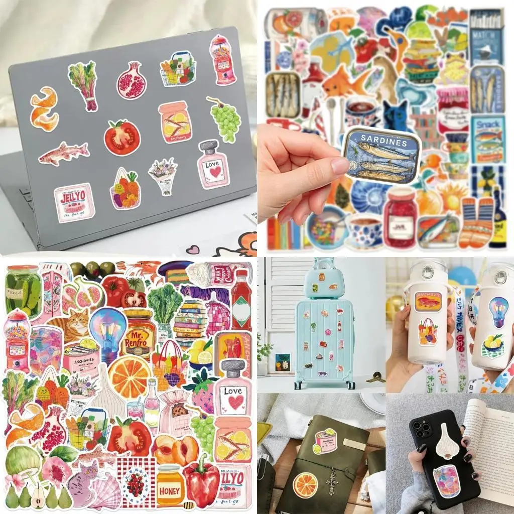 4X7E 50Pcs Removable Art Stickers PVC Material Creative Decorative for Laptops Luggage Guitar Accessories
4X7E 50Pcs Removable Art Stickers PVC Material Creative Decorative for Laptops Luggage Guitar Accessories