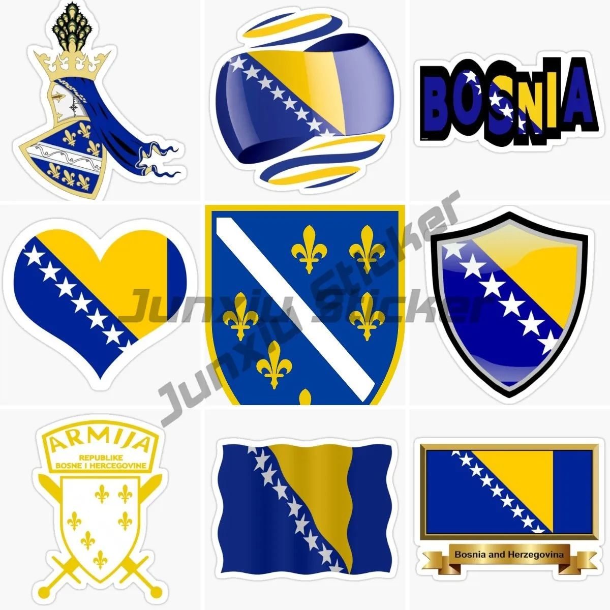Bosnia and Herzegovina Flag Car Sticker Vinyl JDM Window Trunk Laptop Decal Graphic Funny Car Styling Accessories
Bosnia and Herzegovina Flag Car Sticker Vinyl JDM Window Trunk Laptop Decal Graphic Funny Car Styling Accessories