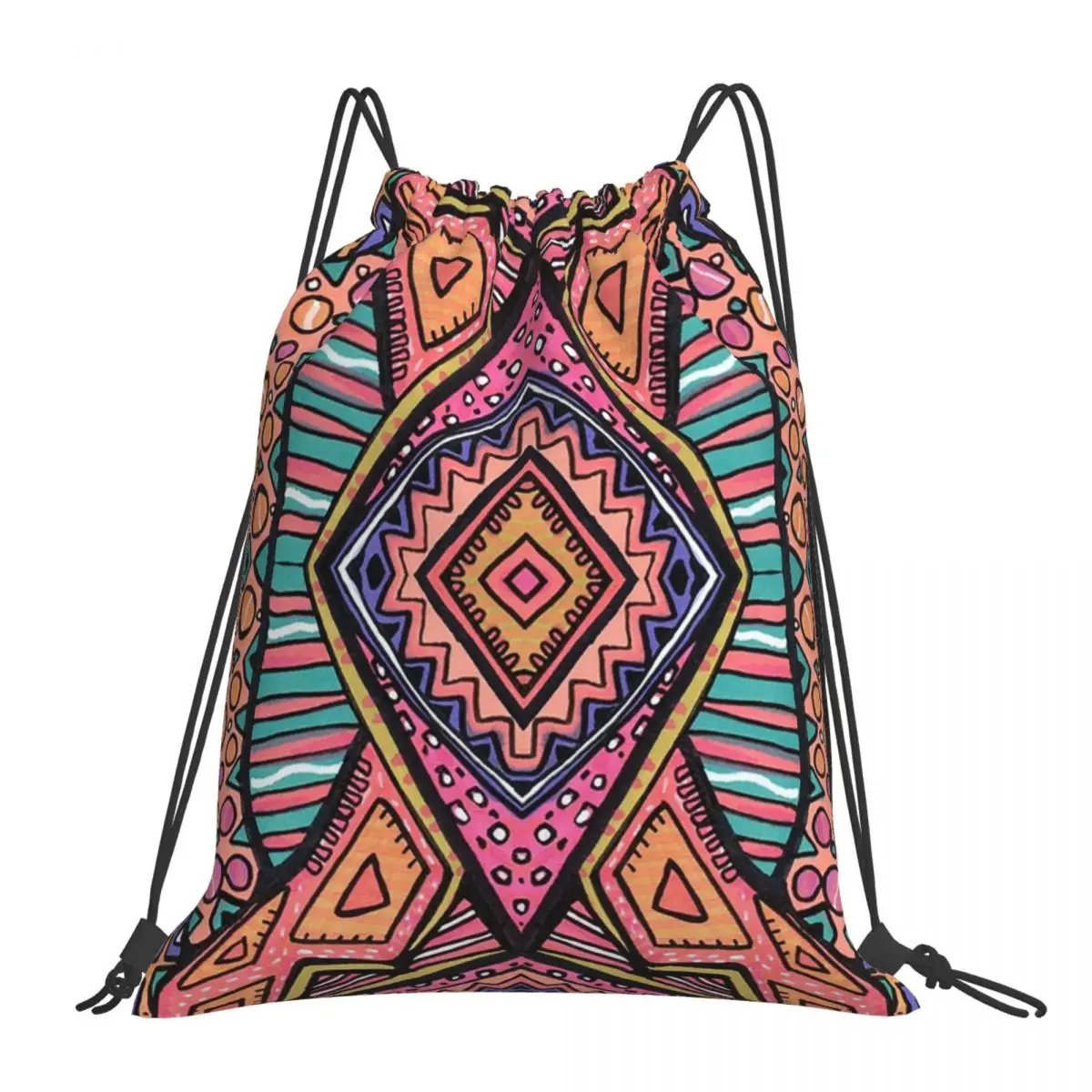 FunguAfrica Hand Drawn Geometrical Tribal African Backpacks Portable Drawstring Bags Storage Bag Book Bags For Man Woman School
FunguAfrica Hand Drawn Geometrical Tribal African Backpacks Portable Drawstring Bags Storage Bag Book Bags For Man Woman School