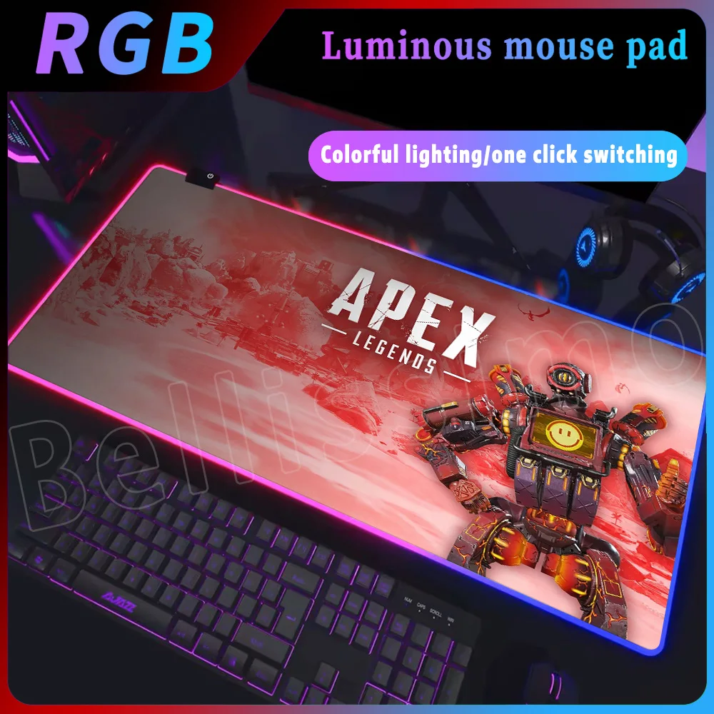 Apex Legend Pathfinder Luminescence Mousepad Desk Protector Anime Accessorie RGB Mouse Pad Keyboard Computer Gamer Mice Mat Game
Apex Legend Pathfinder Luminescence Mousepad Desk Protector Anime Accessorie RGB Mouse Pad Keyboard Computer Gamer Mice Mat Game