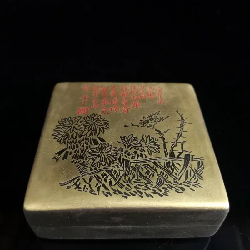 Antique Miscellaneous Collection Antique Bronze Brass Old Ink Box Old Bronze Study Supplies Crafts Home Crafts
Antique Miscellaneous Collection Antique Bronze Brass Old Ink Box Old Bronze Study Supplies Crafts Home Crafts