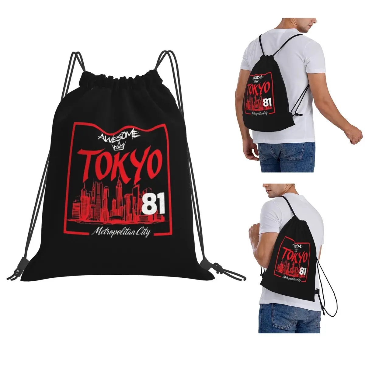 Tokyo Backpacks Casual Drawstring Bundle Pocket Sports Bag Book Bags for Travel School
Tokyo Backpacks Casual Drawstring Bundle Pocket Sports Bag Book Bags for Travel School