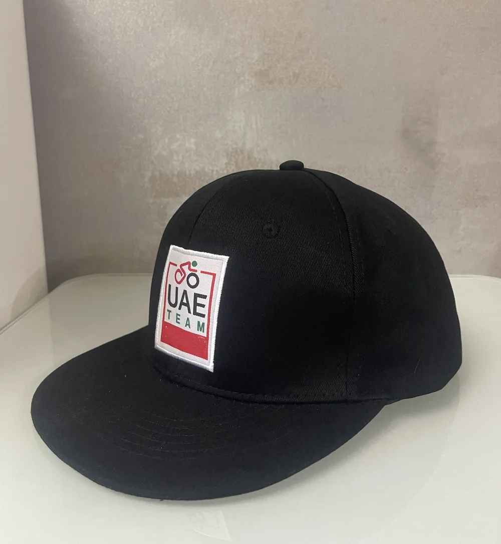 2024 UAE TEAM Embroidery 100% COTTON Cycling Podium Caps Outdoor Street Snapback Baseball Hat
2024 UAE TEAM Embroidery 100% COTTON Cycling Podium Caps Outdoor Street Snapback Baseball Hat