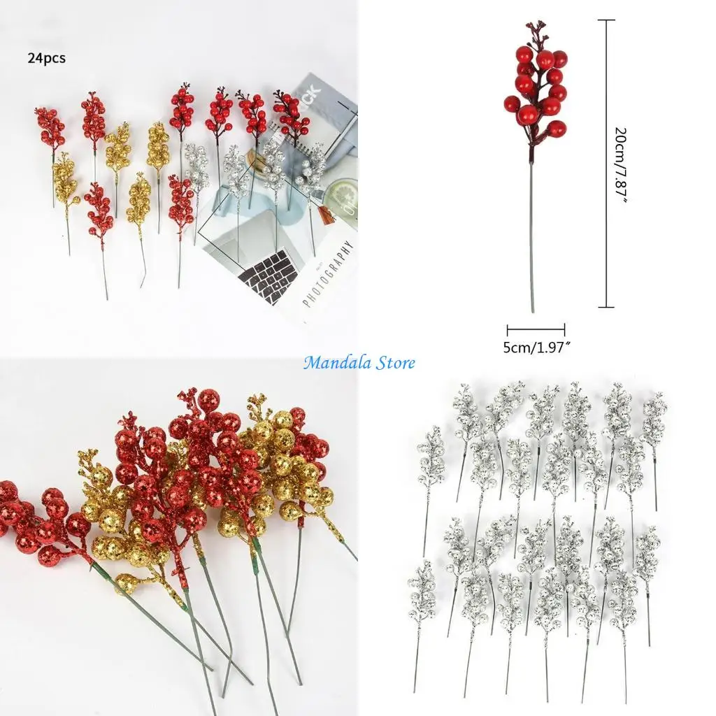 U2JC 6/24 PCS Xmas Simulation Branch Decor DIY Floral DIY Plant Snow Tree Gift
U2JC 6/24 PCS Xmas Simulation Branch Decor DIY Floral DIY Plant Snow Tree Gift