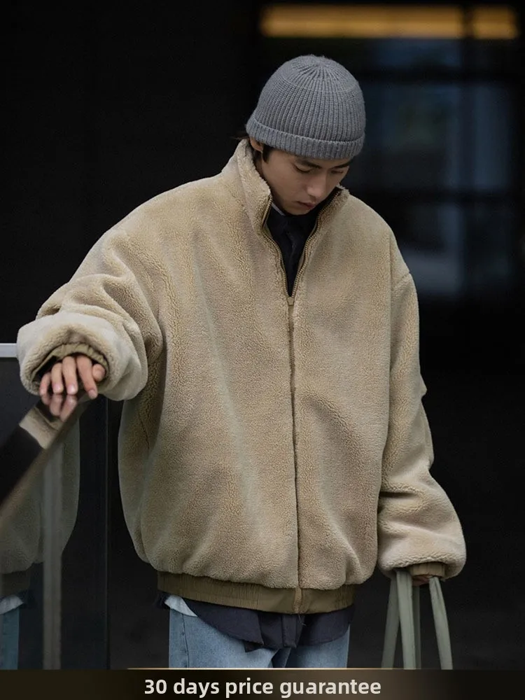 Зимняя новинка: двусторонняя свободная хлопковая куртка Nted с воротником-стойкой, однотонная, с отделкой из овечьей шерсти, повседневная, молодежная, стандартный крой
Зимняя новинка: двусторонняя свободная хлопковая куртка Nted с воротником-стойкой, однотонная, с отделкой из овечьей шерсти, повседневная, молодежная, стандартный крой