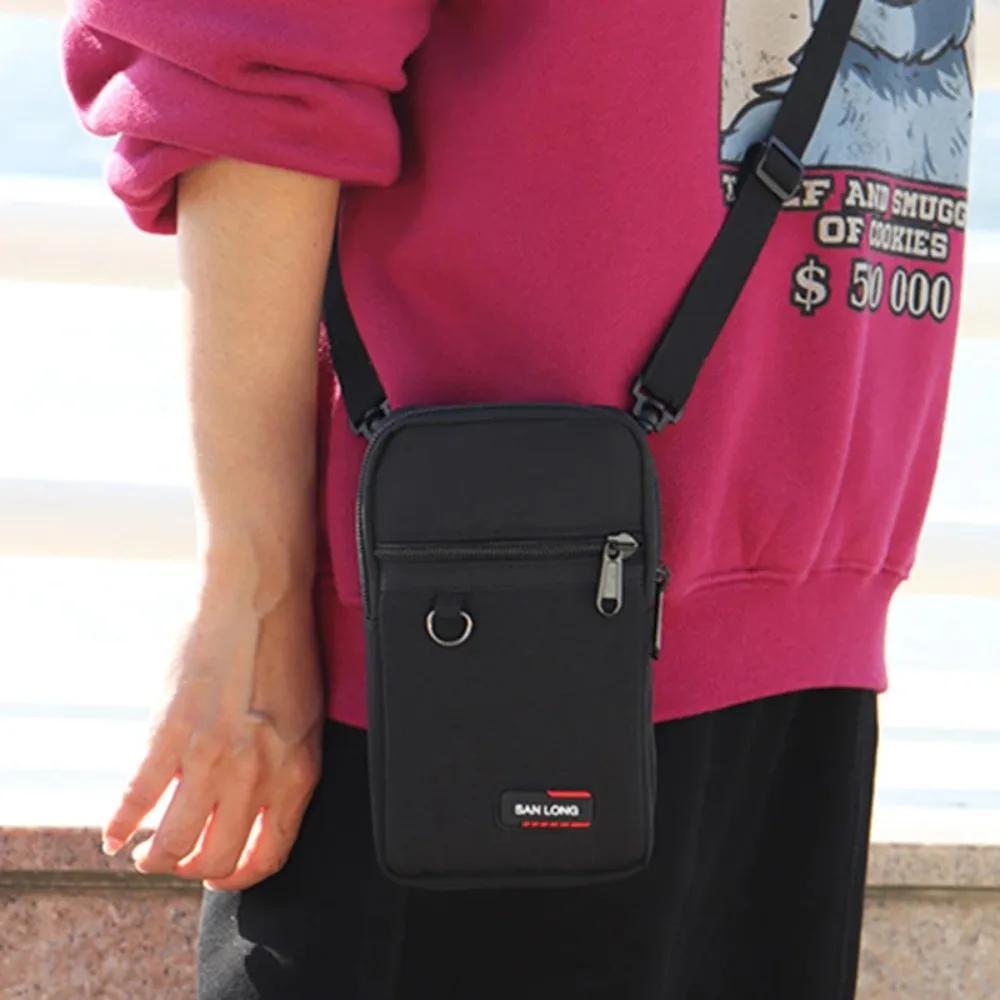 New Waterproof Waist Bag Purse Double Layer Oxford Men Phone Pouch Solid Color Camping Hunting Bag Outdoor
New Waterproof Waist Bag Purse Double Layer Oxford Men Phone Pouch Solid Color Camping Hunting Bag Outdoor