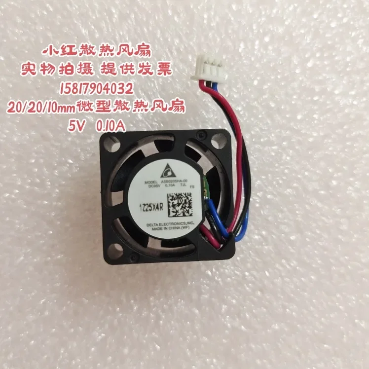 Delta Electronics ASB0205HA-00 DC 5V 0.1A 20x20x10mm 12000rpm 3-Wire Server Cooling Fan
Delta Electronics ASB0205HA-00 DC 5V 0.1A 20x20x10mm 12000rpm 3-Wire Server Cooling Fan