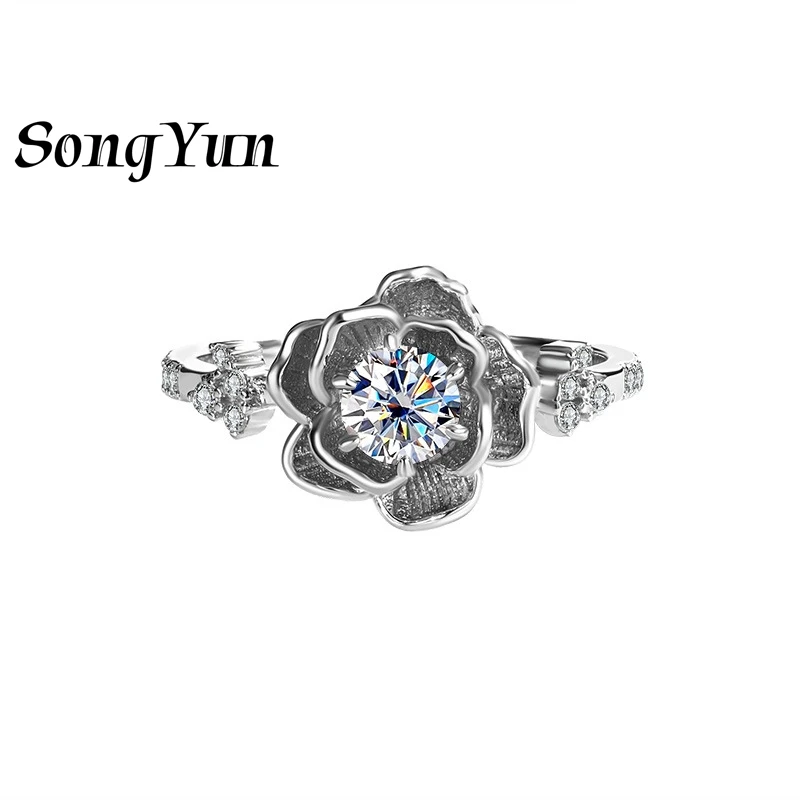 SONGYUN Luxury Jewelry 925 Sterling Silver Ring VVS Moissanite Luxury Ring for Fiancee 18K Real Gold Plated MST Patent Rings
SONGYUN Luxury Jewelry 925 Sterling Silver Ring VVS Moissanite Luxury Ring for Fiancee 18K Real Gold Plated MST Patent Rings