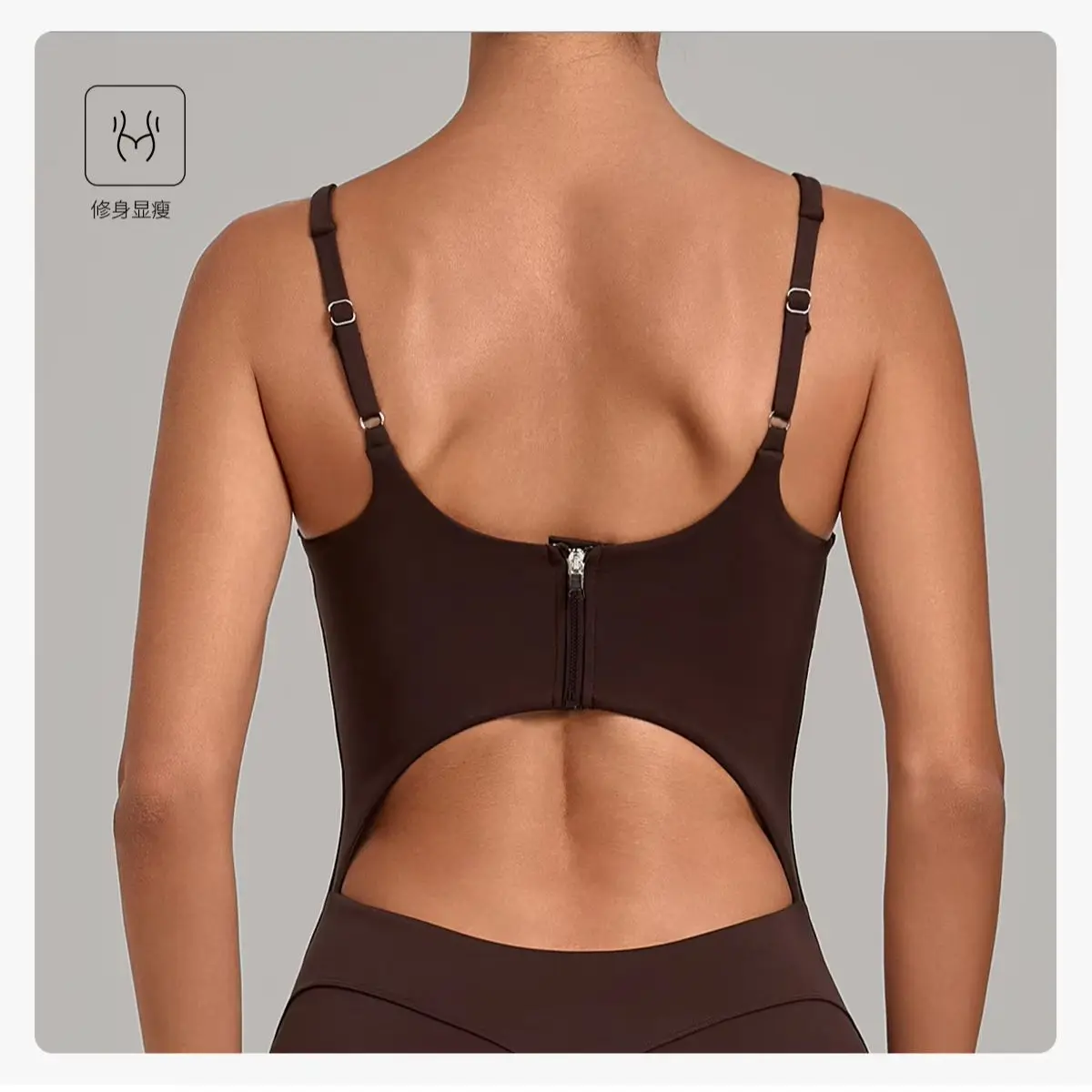 Women's One Piece Yoga Jumpsuit Back Zipper Sports Fitness Bodysuit Crop Tummy Control Tight Hip Lifting Workout Romper
Women's One Piece Yoga Jumpsuit Back Zipper Sports Fitness Bodysuit Crop Tummy Control Tight Hip Lifting Workout Romper