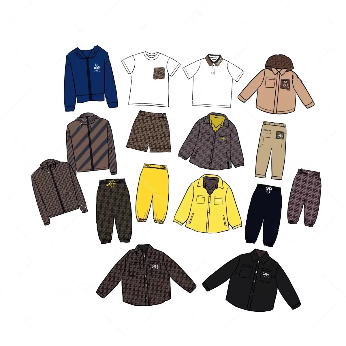 2024 New Children's Full Print Windbreaker Fashion T-shirt, Boys and Girls' Jacket, Coat, Casual Pants
2024 New Children's Full Print Windbreaker Fashion T-shirt, Boys and Girls' Jacket, Coat, Casual Pants