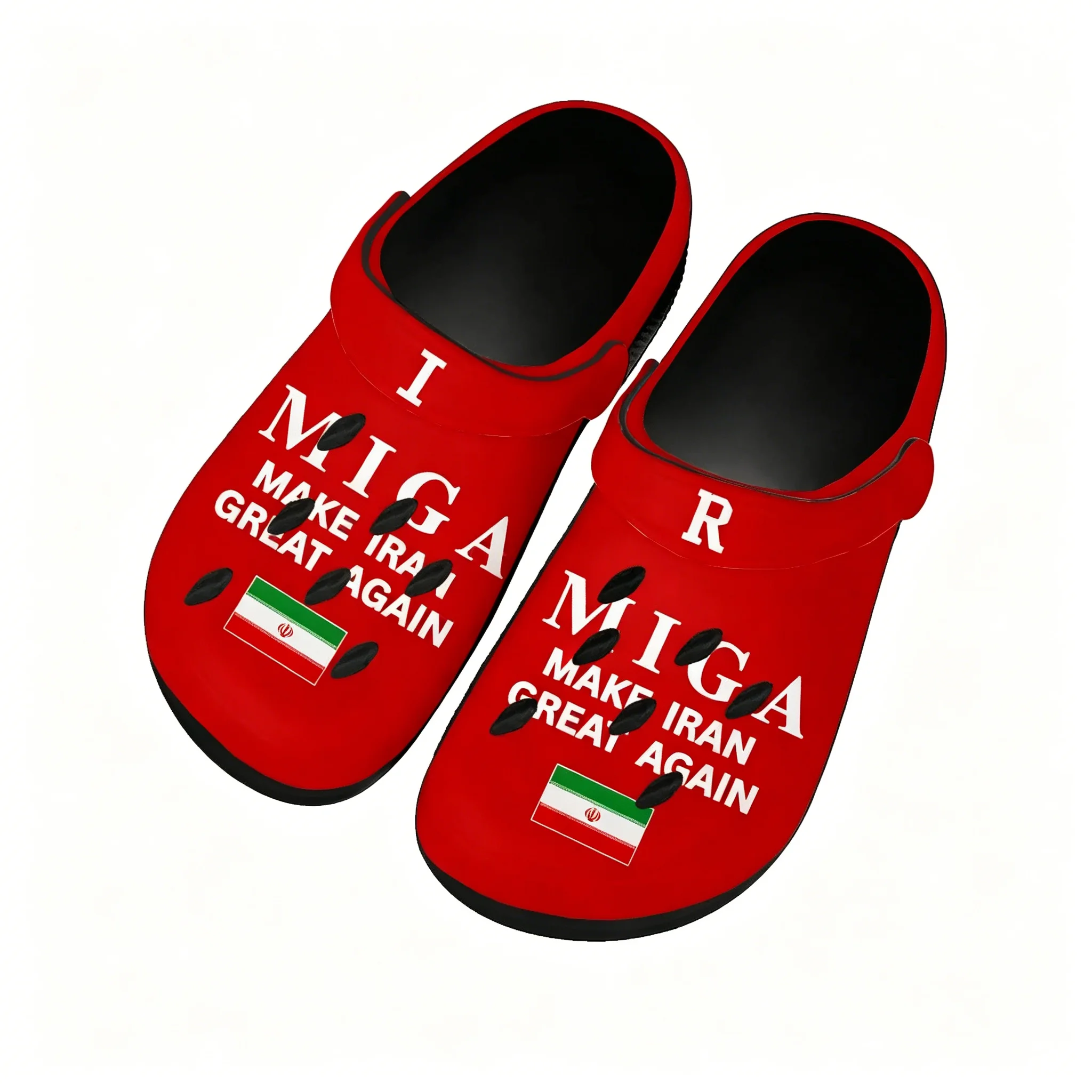 MAKE IRAN GREAT AGAIN Water Shoes Home Garden Clogs Mens Women Youth Boy Girl Sandals Custom Breathable Hole Slippers Black
MAKE IRAN GREAT AGAIN Water Shoes Home Garden Clogs Mens Women Youth Boy Girl Sandals Custom Breathable Hole Slippers Black