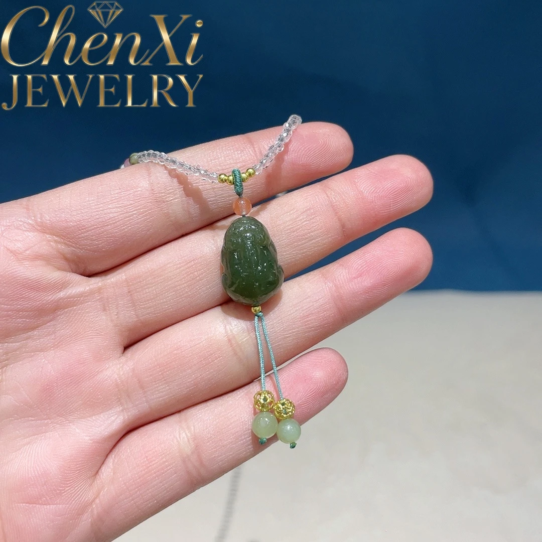High-End Natural Hetian Bluish Jade Kirin Pendant Luxury Quality Fashion Fine Jewelry Exquisite Elegant Popular Amulets Mascots
High-End Natural Hetian Bluish Jade Kirin Pendant Luxury Quality Fashion Fine Jewelry Exquisite Elegant Popular Amulets Mascots