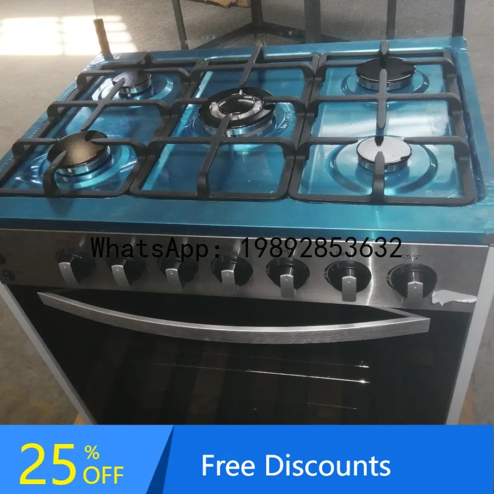 CZ Five-Burner Gas Stove with Oven, Upright Liquefied Gas Stove
CZ Five-Burner Gas Stove with Oven, Upright Liquefied Gas Stove