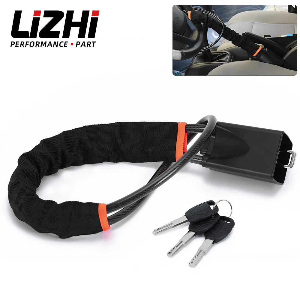 Car Auto Lock Top Mount Steering Wheel Lock Anti Theft Security Lock With Keys Anti-Theft Devices Wheel Lock Steel Strap
Car Auto Lock Top Mount Steering Wheel Lock Anti Theft Security Lock With Keys Anti-Theft Devices Wheel Lock Steel Strap