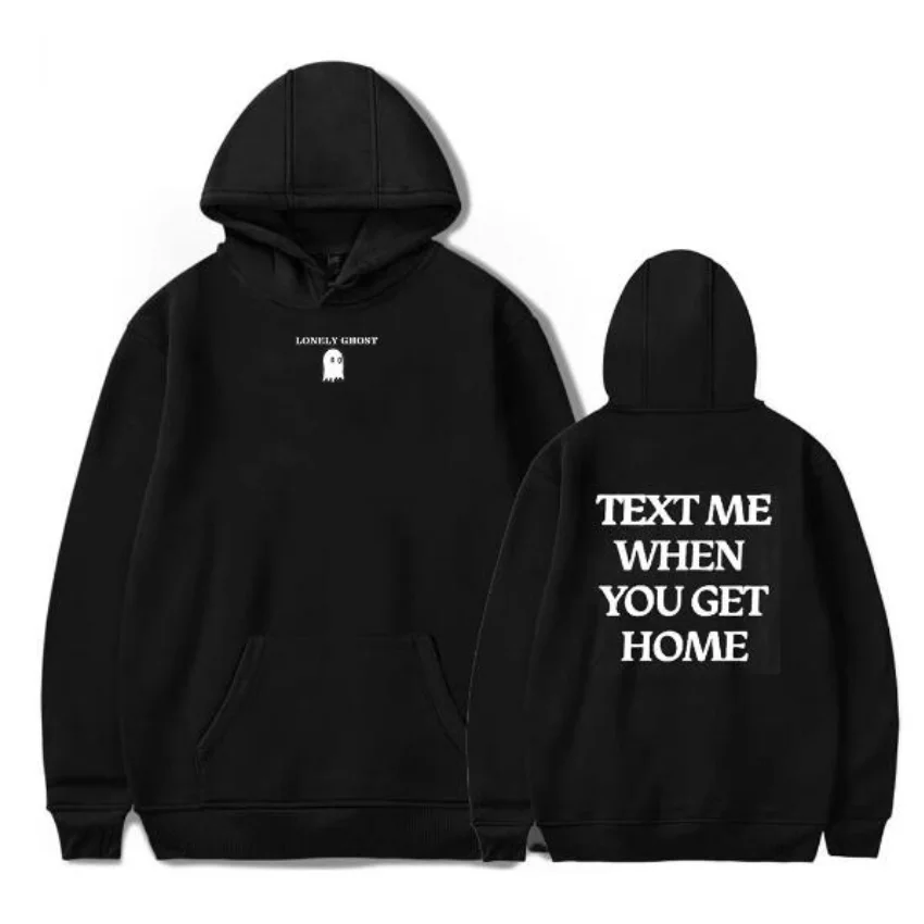 Lonely Ghost Text Me When You Get Home Funny Hoodie Hip Hop Graphic Sweatshirts Poleron Hombre Streetwear Harajuku Tracksuit
Lonely Ghost Text Me When You Get Home Funny Hoodie Hip Hop Graphic Sweatshirts Poleron Hombre Streetwear Harajuku Tracksuit