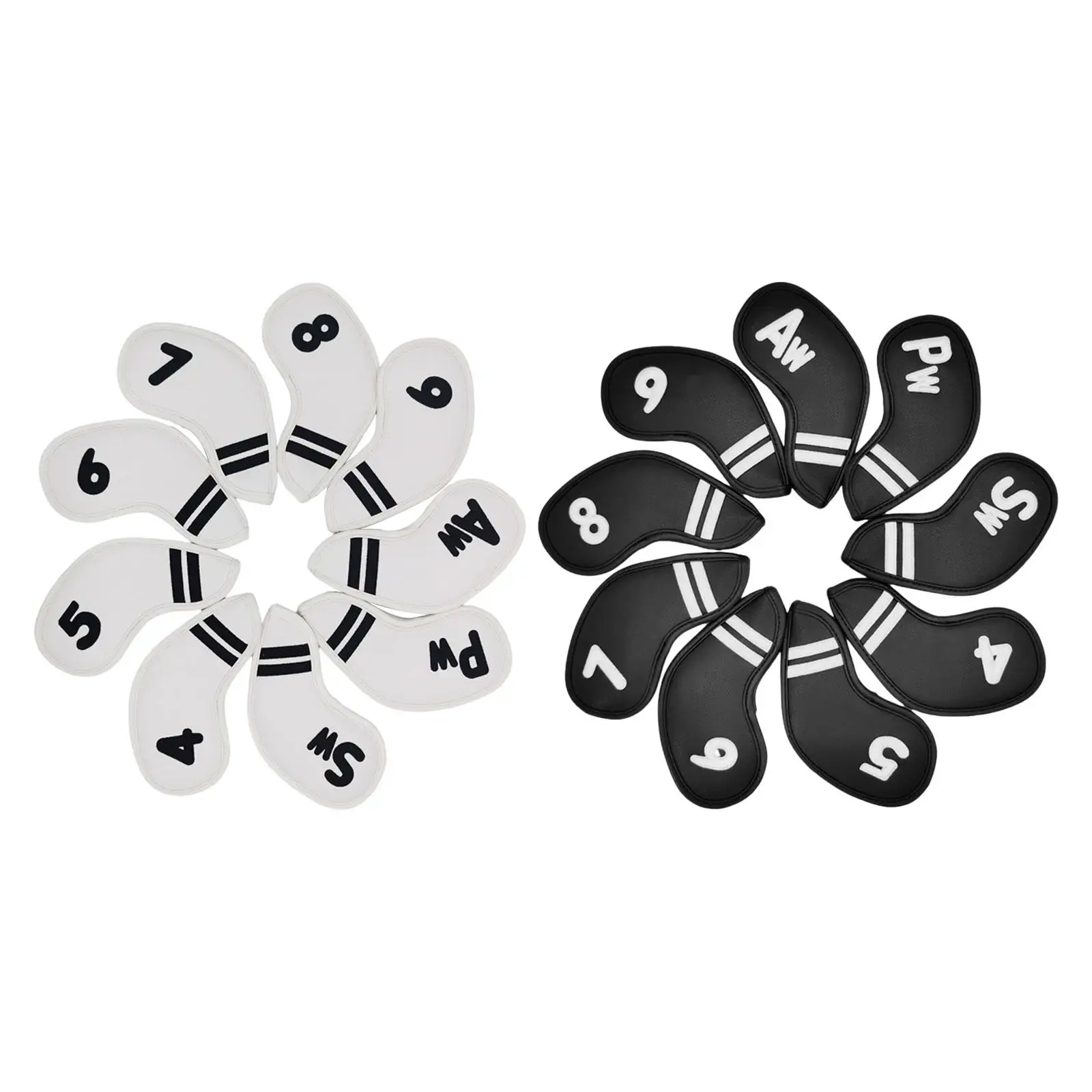 9Pcs Golf Club Head Covers,Mallet Putter Covers for Men Protector,Premium PU Leather Headcover,Golf Club Protectors
9Pcs Golf Club Head Covers,Mallet Putter Covers for Men Protector,Premium PU Leather Headcover,Golf Club Protectors