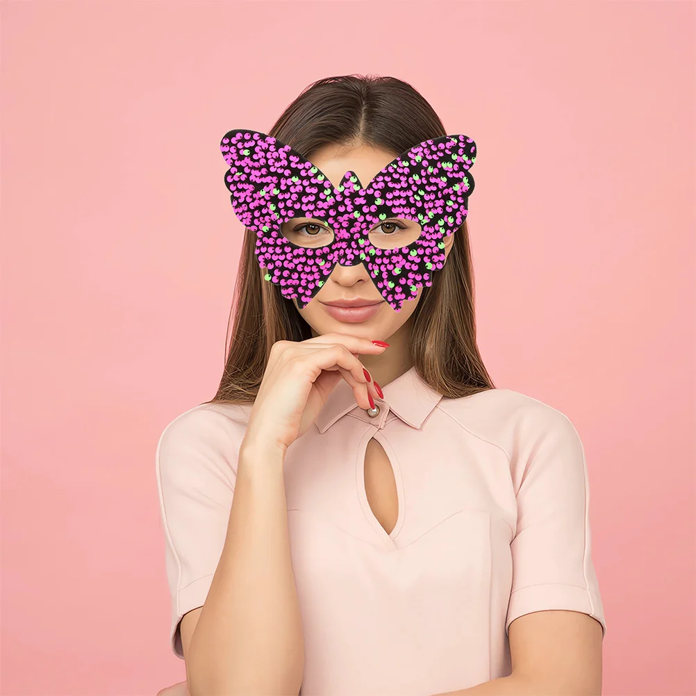 2pcs Masquerade Set Venetian Half Face Plastic Costume For Women Party Prom Carnival Halloween Butterfly Sequins Cosplay
2pcs Masquerade Set Venetian Half Face Plastic Costume For Women Party Prom Carnival Halloween Butterfly Sequins Cosplay