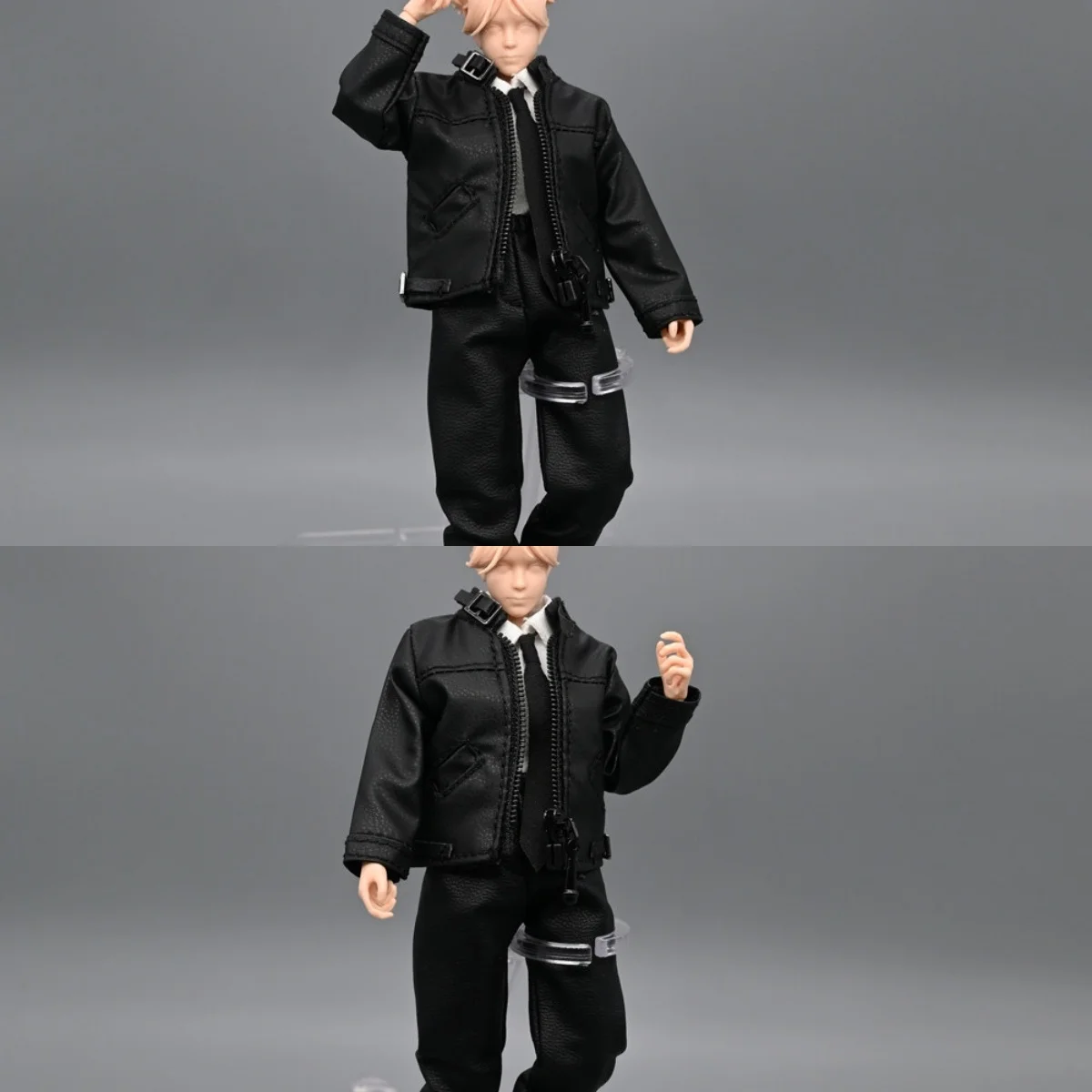 【Clothing Set】1/12 Scale Basic Versatile Short Black Zipper Leather Jacket Fit 6inchs Romankey Action Figure Body
【Clothing Set】1/12 Scale Basic Versatile Short Black Zipper Leather Jacket Fit 6inchs Romankey Action Figure Body