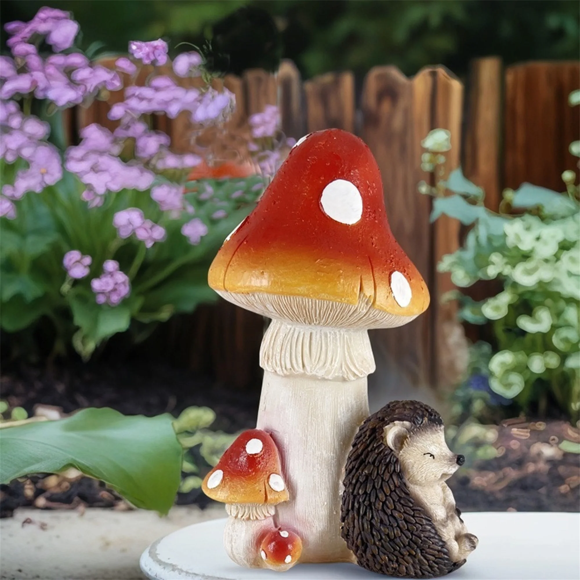 Adorable Hedgehog and Mushroom Resin Figurines - Lifelike Animal Statues for Home Garden and Gifts - Charming Yard Decor
Adorable Hedgehog and Mushroom Resin Figurines - Lifelike Animal Statues for Home Garden and Gifts - Charming Yard Decor