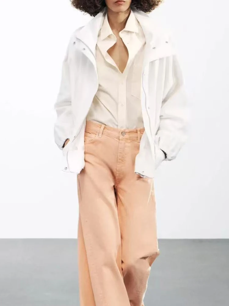 European and American style spring new products women's clothing fashionable versatile pocket decoration loose jacket
European and American style spring new products women's clothing fashionable versatile pocket decoration loose jacket