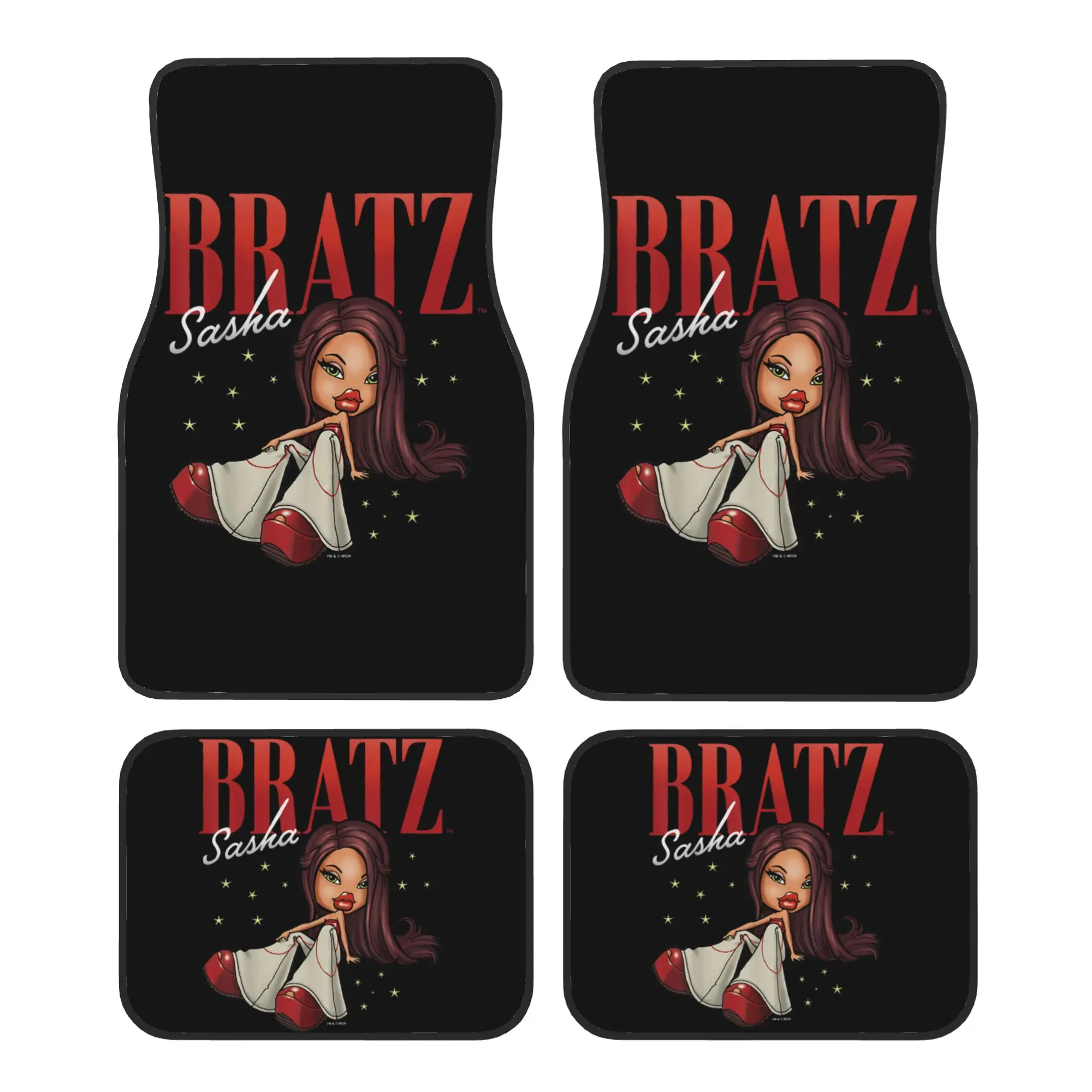 Bratz Rock Angelz Car Floor Mats of 4 Pieces Crystal Velvet Non-Slip Carpets Rugs Universal Car Front Rear Carpets Foot Mats
Bratz Rock Angelz Car Floor Mats of 4 Pieces Crystal Velvet Non-Slip Carpets Rugs Universal Car Front Rear Carpets Foot Mats