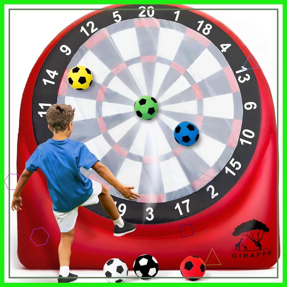 Giant Inflatable Dartboard Yard Game Set with Air Pump, 6.8ft, Outdoor Lawn Games for Kids Adults, Carnival Party
Giant Inflatable Dartboard Yard Game Set with Air Pump, 6.8ft, Outdoor Lawn Games for Kids Adults, Carnival Party