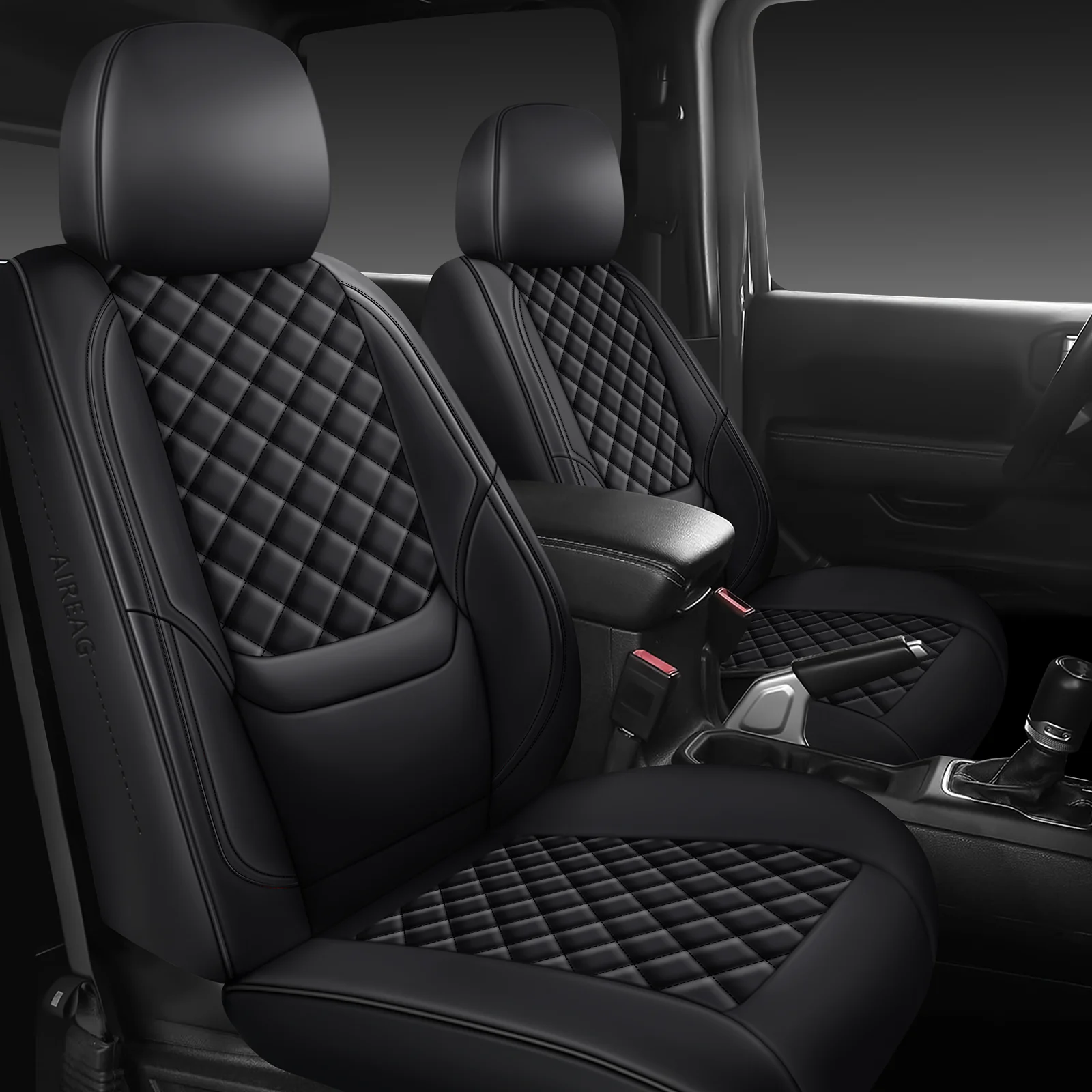 JIPORIER 102 Seat Covers 2007-2017 Full Set, Waterproof Leather Interior Sets with Lumbar Support Custom Fit for Jeep Wrangler JK 4 Door Unlimited Sahara/Sport/Rubicon X 392 Willys, Black
JIPORIER 102 Seat Covers 2007-2017 Full Set, Waterproof Leather Interior Sets with Lumbar Support Custom Fit for Jeep Wrangler JK 4 Door Unlimited Sahara/Sport/Rubicon X 392 Willys, Black