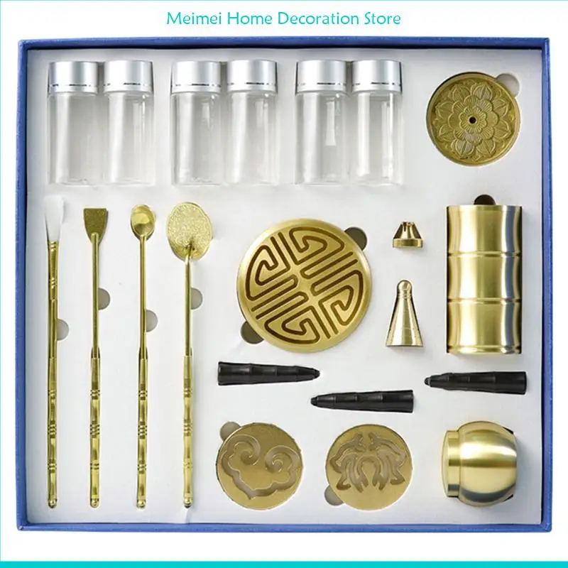 H7BF 18 Pcs Copper Incense Tools Set Incense for Burner Incense Tower Mold Tools
H7BF 18 Pcs Copper Incense Tools Set Incense for Burner Incense Tower Mold Tools