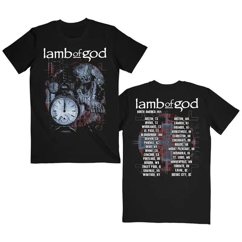 Lamb of God American Heavy Metal New Wave Dark Rock Американская свободная мужская и женская футболка из чистого хлопка с короткими рукавами
Lamb of God American Heavy Metal New Wave Dark Rock Американская свободная мужская и женская футболка из чистого хлопка с короткими рукавами