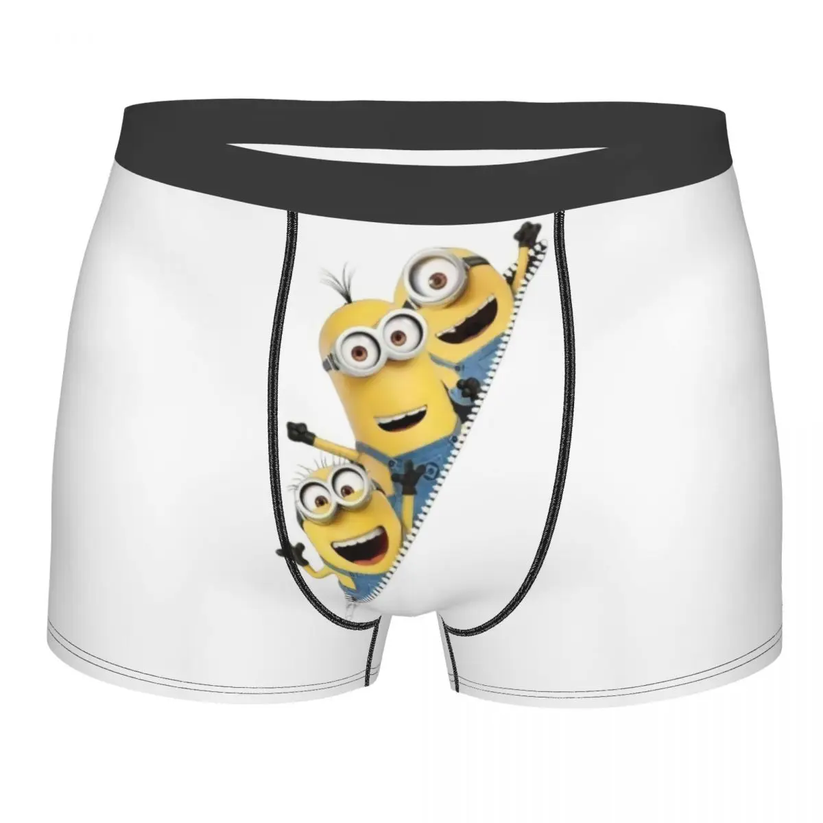 Нижнее белье с героями мультфильмов в стиле аниме M-Minions, мужские дышащие трусы-боксеры, шорты, мягкие трусы для мужчин
Нижнее белье с героями мультфильмов в стиле аниме M-Minions, мужские дышащие трусы-боксеры, шорты, мягкие трусы для мужчин