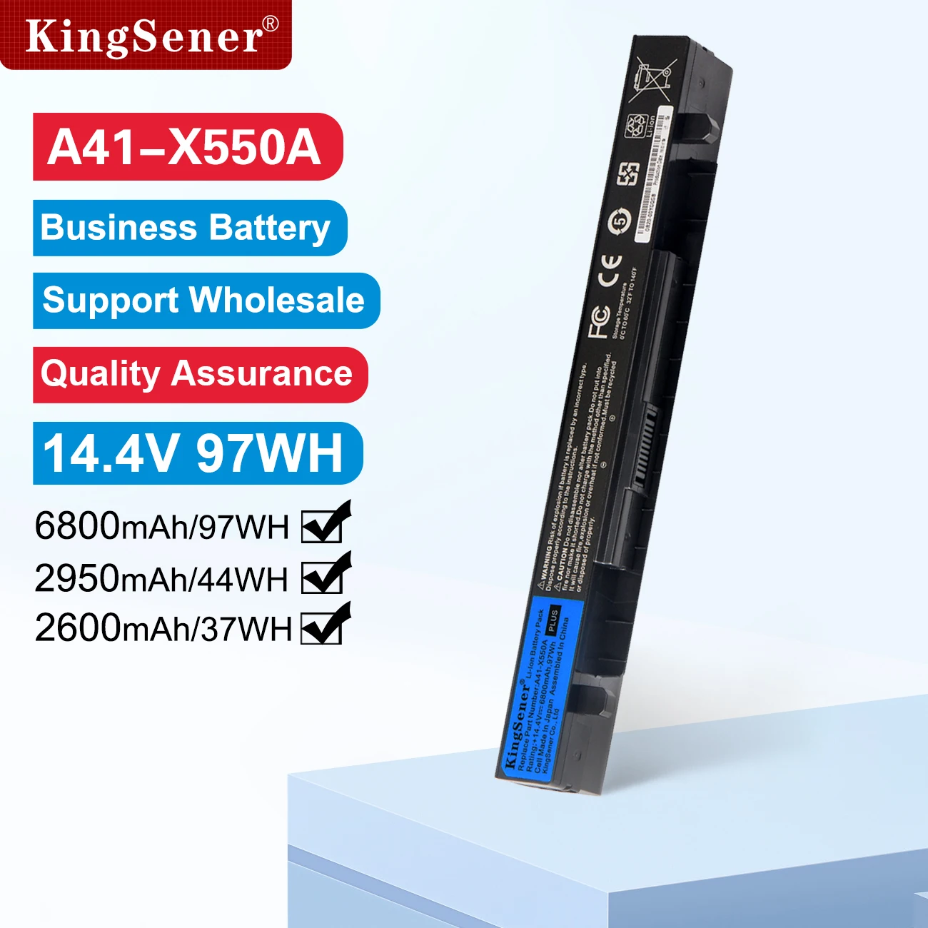 14,4 V 6800mAh Korea Cell New A41-X550A Аккумулятор для ноутбука ASUS X450 X550 X550C X550B X550V X450C X550CA X452EA X452C
14,4 V 6800mAh Korea Cell New A41-X550A Аккумулятор для ноутбука ASUS X450 X550 X550C X550B X550V X450C X550CA X452EA X452C