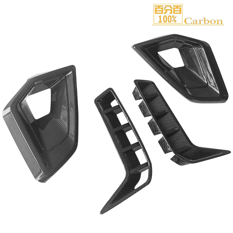 4 шт., сухой карбоновый передний бампер, защита боковых разветвителей для BMW X5 G05 LCI 2023up, противотуманная фара, воздухозаборник, вентиляционная крышка
4 шт., сухой карбоновый передний бампер, защита боковых разветвителей для BMW X5 G05 LCI 2023up, противотуманная фара, воздухозаборник, вентиляционная крышка