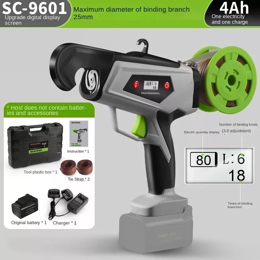 Automatic Electric Plant Tie Tool Garden Vine Tying Machine for Securing Grapes Tomatoes Kiwis and More with Adjustable Tension
Automatic Electric Plant Tie Tool Garden Vine Tying Machine for Securing Grapes Tomatoes Kiwis and More with Adjustable Tension