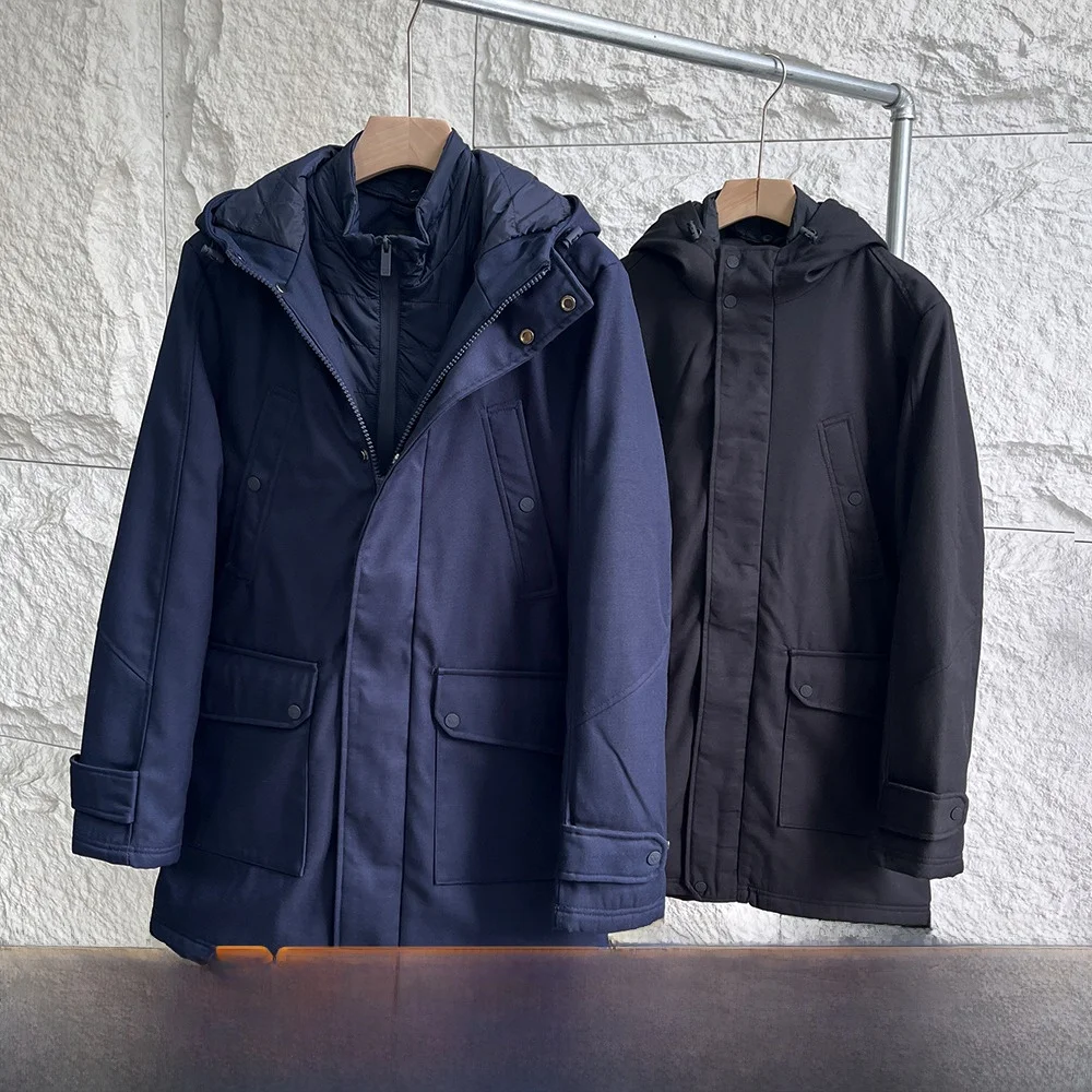 Съемная водонепроницаемая морозостойкая теплая осенне-зимняя мужская парка средней длины, хлопковая куртка Jaet, молодежная повседневная куртка с капюшоном
Съемная водонепроницаемая морозостойкая теплая осенне-зимняя мужская парка средней длины, хлопковая куртка Jaet, молодежная повседневная куртка с капюшоном