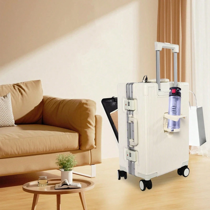 20 Inch Boarding Suitcase with Front Pocket for 14 15 Inch Laptop Trolley
20 Inch Boarding Suitcase with Front Pocket for 14 15 Inch Laptop Trolley