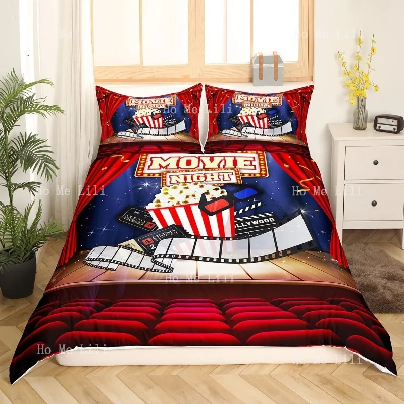 Set King Size Boys Girls Family Home Duvet Film Theme Comforter Night Bedspread Cover For Teens Kids Movie Theater Decor
Set King Size Boys Girls Family Home Duvet Film Theme Comforter Night Bedspread Cover For Teens Kids Movie Theater Decor
