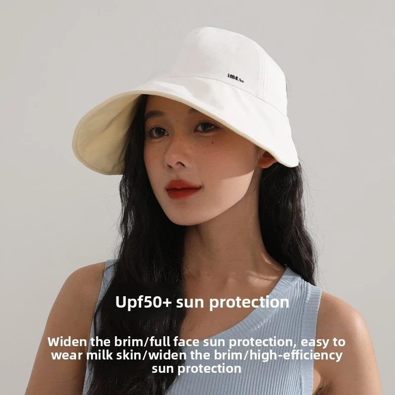 imeNew double-sided summer face-covering sun hat for women, large brim UV protectionupf50+Flat Top
imeNew double-sided summer face-covering sun hat for women, large brim UV protectionupf50+Flat Top