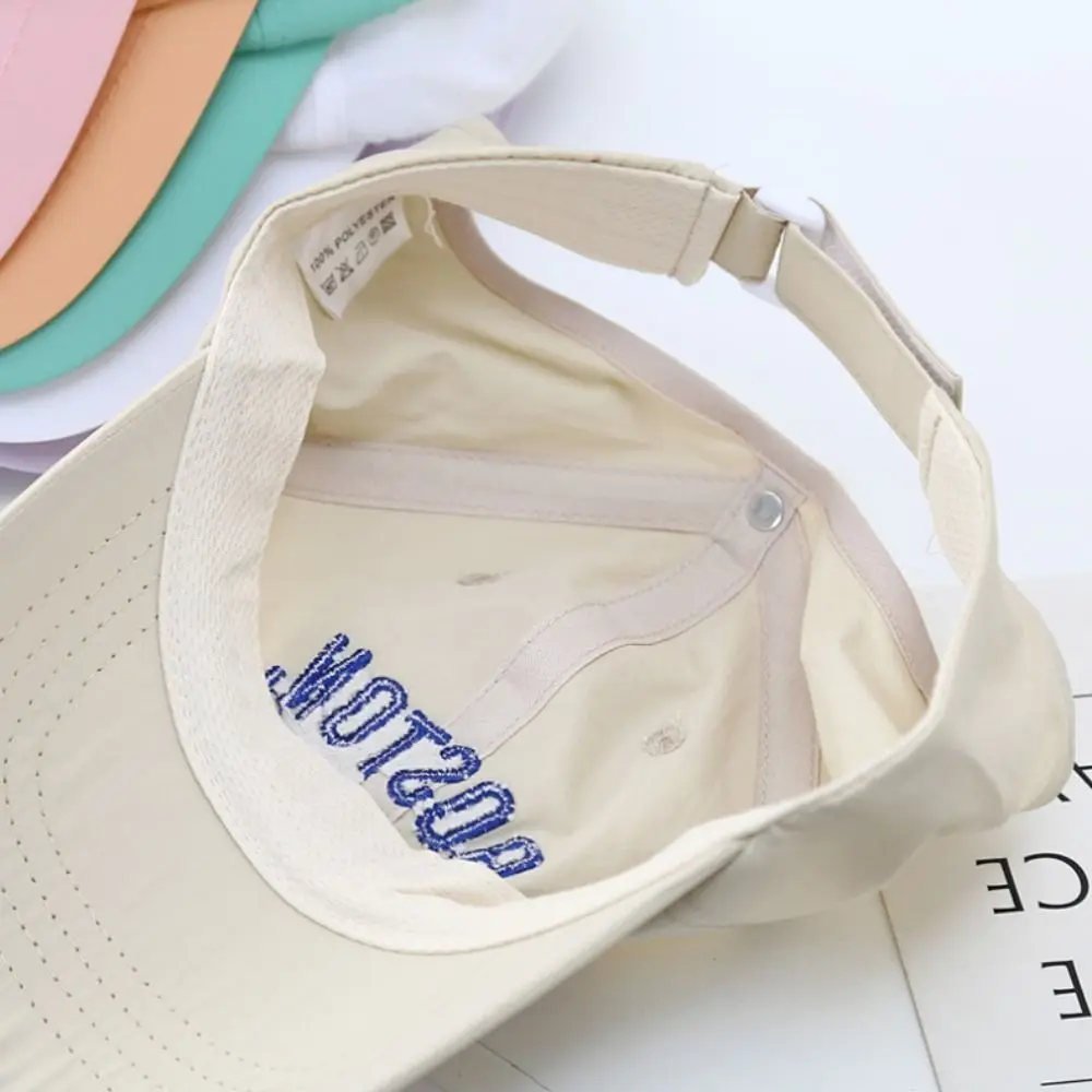 Korean Style Half Empty Top Hat Quick-dry Letter Embroidery Summer Sunhat No Top Beach Hat Anti-UV Sun Hat Children's Visor Hat
Korean Style Half Empty Top Hat Quick-dry Letter Embroidery Summer Sunhat No Top Beach Hat Anti-UV Sun Hat Children's Visor Hat