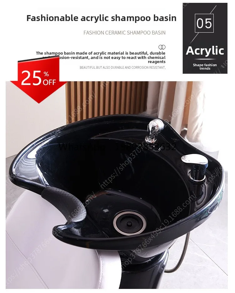 YFY Hair Salon Semi-Reclining Shampoo Bed Salon Exclusive Water Flushing Bed Massage Bed Barber Shop Ceramic Basin
YFY Hair Salon Semi-Reclining Shampoo Bed Salon Exclusive Water Flushing Bed Massage Bed Barber Shop Ceramic Basin