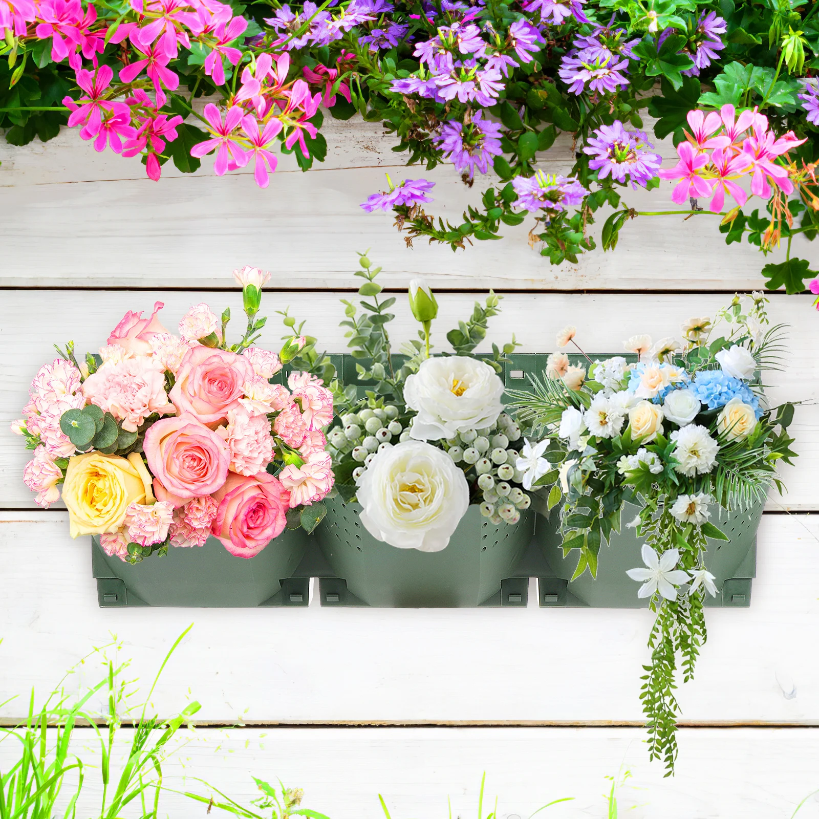 Plant Wall Pots Stackable Vertical Wall Planter For Indoor Outdoor Use Durable Ventilated Garden Decor Green
Plant Wall Pots Stackable Vertical Wall Planter For Indoor Outdoor Use Durable Ventilated Garden Decor Green