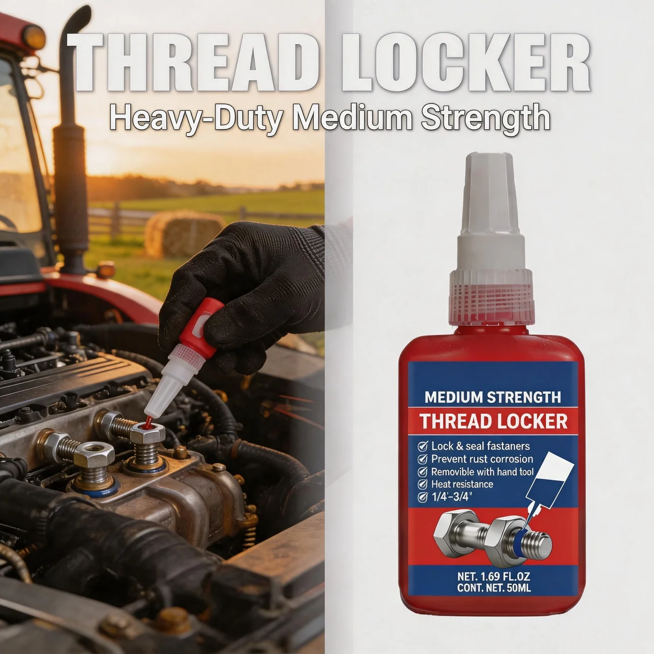 243 Anti-loose Universal Thread Sealants Screw Lock Threadlocker Screw Glue Thread Locking Agent Anaerobic Glue Fixing Adhesive
243 Anti-loose Universal Thread Sealants Screw Lock Threadlocker Screw Glue Thread Locking Agent Anaerobic Glue Fixing Adhesive
