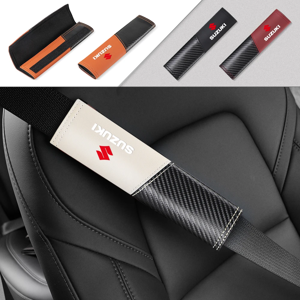 2 шт., автомобильный ремень безопасности, наплечник, защитная накладка из углеродного волокна для Suzuki Swift Jimny IGNIS ALTO Samurai Grand Vitara Baleno SX4
2 шт., автомобильный ремень безопасности, наплечник, защитная накладка из углеродного волокна для Suzuki Swift Jimny IGNIS ALTO Samurai Grand Vitara Baleno SX4