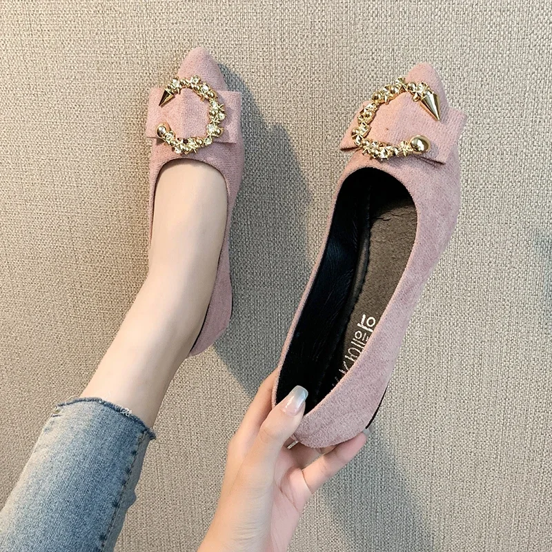 Spring and Autumn Casual Fashion Pointed Toe Comfortable Non-slip Wear-resistant Simple Metal Decorative Women's Shoes
Spring and Autumn Casual Fashion Pointed Toe Comfortable Non-slip Wear-resistant Simple Metal Decorative Women's Shoes